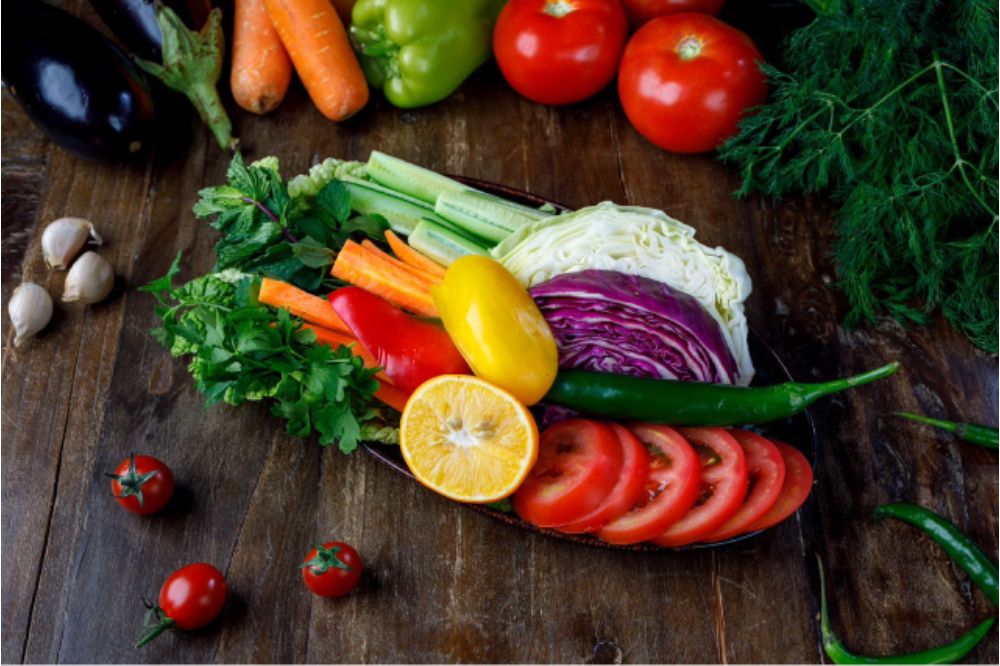 Sliced Vegetable Platter